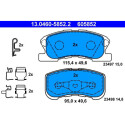 Kit pastiglie freno, Freno a disco 13046058522 ATE