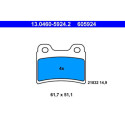 Kit pastiglie freno, Freno a disco 13046059242 ATE