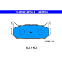 Kit pastiglie freno, Freno a disco 13046059732 ATE