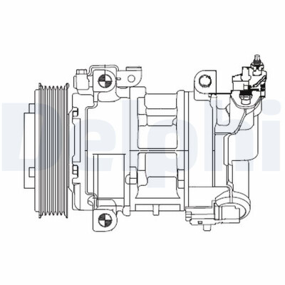 Compressore, climatizzatore CS20325 DELPHI