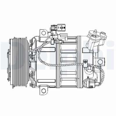 Compressore, climatizzatore CS20477 DELPHI