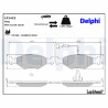 Kit pastiglie freno, Freno a disco LP1415 DELPHI