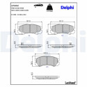 Kit pastiglie freno, Freno a disco LP1552 DELPHI