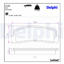 Kit pastiglie freno, Freno a disco LP189 DELPHI