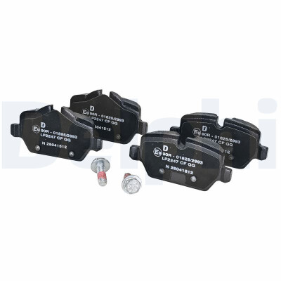 Kit pastiglie freno, Freno a disco LP2247 DELPHI