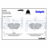 Kit pastiglie freno, Freno a disco LP555 DELPHI