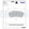 Kit pastiglie freno, Freno a disco LP670 DELPHI