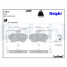 Kit pastiglie freno, Freno a disco LP822 DELPHI