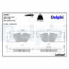 Kit pastiglie freno, Freno a disco LP907 DELPHI