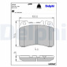 Kit pastiglie freno, Freno a disco LP929 DELPHI