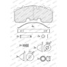 Kit pastiglie freno, Freno a disco FCV4583B FERODO