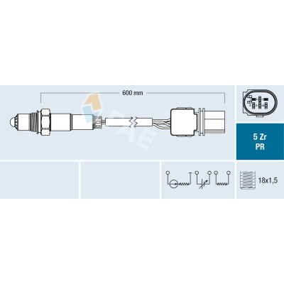 Sonda lambda 75082 FAE