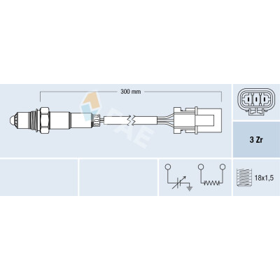 Sonda lambda 77228 FAE
