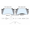 Kit pastiglie freno, Freno a disco 2918301 TEXTAR