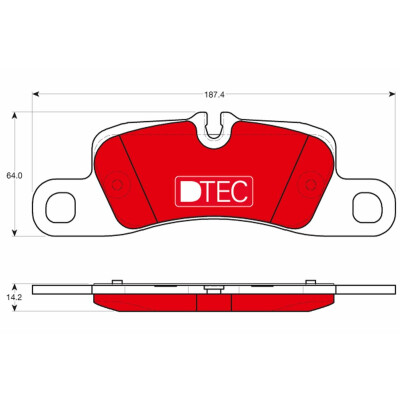 Kit pastiglie freno, Freno a disco GDB1839DTE TRW