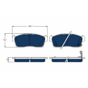 Kit pastiglie freno, Freno a disco GDB1940BTE TRW