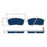 Kit pastiglie freno, Freno a disco GDB1940BTE TRW