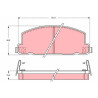 Kit pastiglie freno, Freno a disco GDB749 TRW