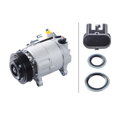 Compressore, climatizzatore 8FK366201951 HELLA