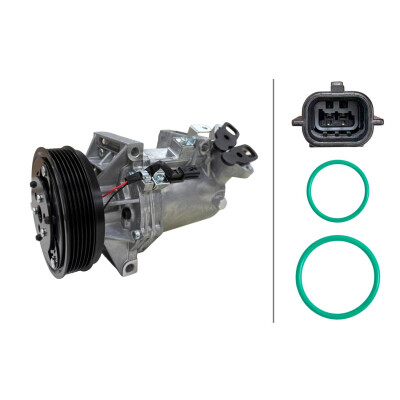 Compressore, climatizzatore 8FK366202071 HELLA