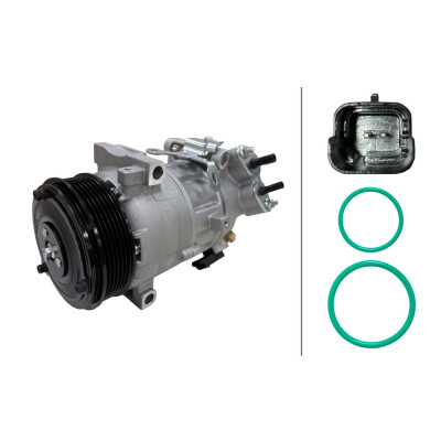 Compressore, climatizzatore 8FK366202101 HELLA