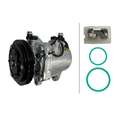Compressore, climatizzatore 8FK366202131 HELLA
