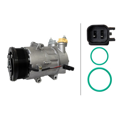 Compressore, climatizzatore 8FK366202171 HELLA