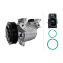 Compressore, climatizzatore 8FK366202221 HELLA