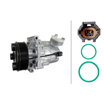 Compressore, climatizzatore 8FK366202251 HELLA
