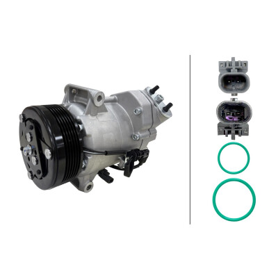 Compressore, climatizzatore 8FK366202261 HELLA