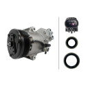 Compressore, climatizzatore 8FK366202271 HELLA