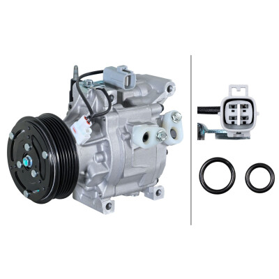 Compressore, climatizzatore 8FK366202321 HELLA