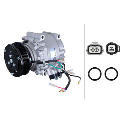 Compressore, climatizzatore 8FK366202331 HELLA