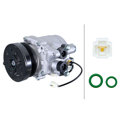Compressore, climatizzatore 8FK366202351 HELLA
