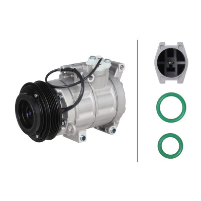 Compressore, climatizzatore 8FK366202461 HELLA