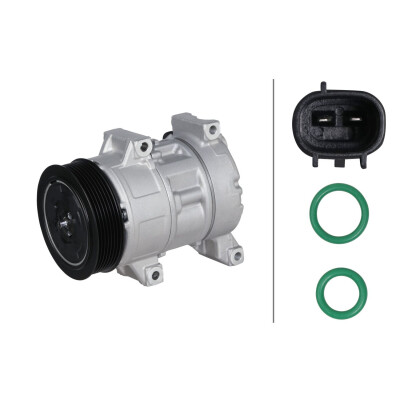 Compressore, climatizzatore 8FK366202581 HELLA