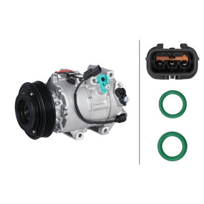 Compressore, climatizzatore 8FK366202591 HELLA