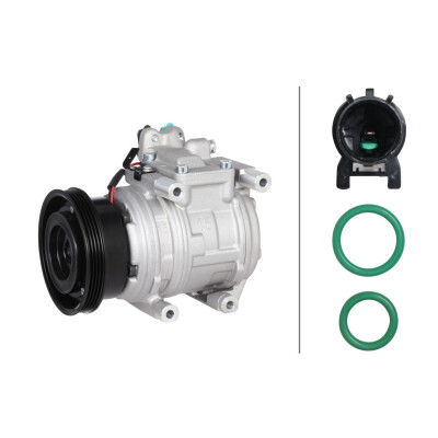 Compressore, climatizzatore 8FK366202641 HELLA
