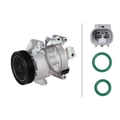 Compressore, climatizzatore 8FK366202661 HELLA
