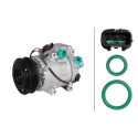 Compressore, climatizzatore 8FK366202731 HELLA