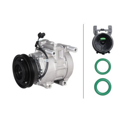 Compressore, climatizzatore 8FK366202751 HELLA