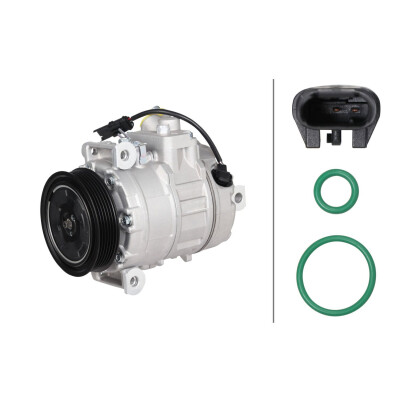 Compressore, climatizzatore 8FK366202811 HELLA