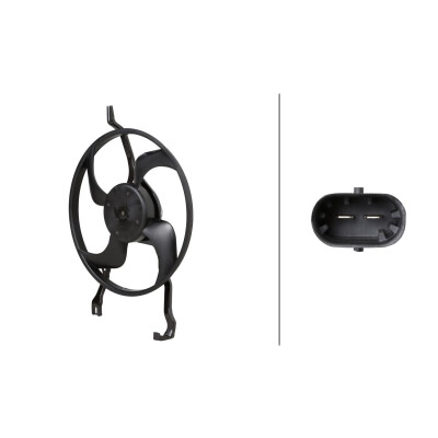 Ventola, Raffreddamento motore 8EW366421131 HELLA