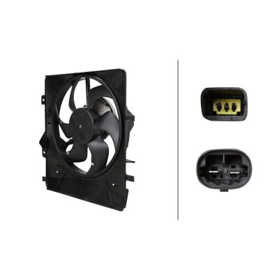 Ventola, Raffreddamento motore 8EW366421201 HELLA
