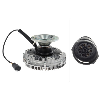 Giunto di collegamento, Ventilatore radiatore 8MV366440031 HELLA